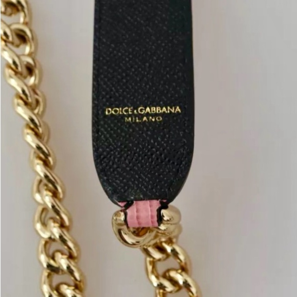 Dolce & Gabbana Pink and Gold Chain Bag - Picture 7 of 8